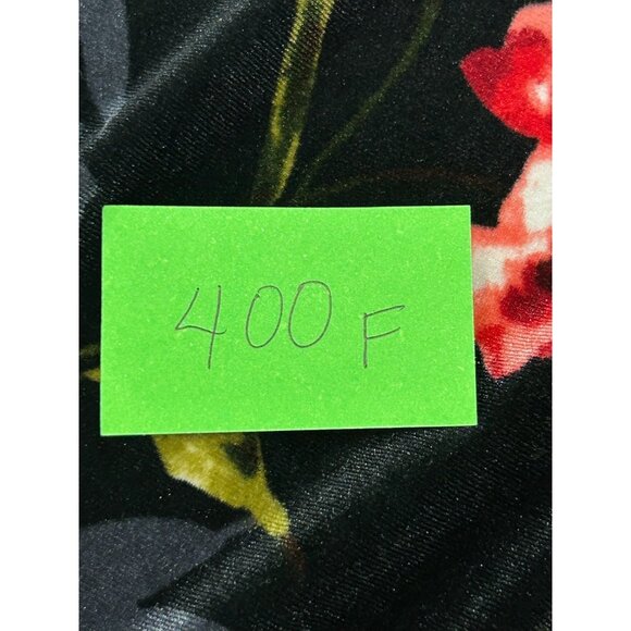 The Pyramid Collection Floral Velvet Leggings Black Multi Sz XL Boho Whimsigoth - Picture 6 of 8